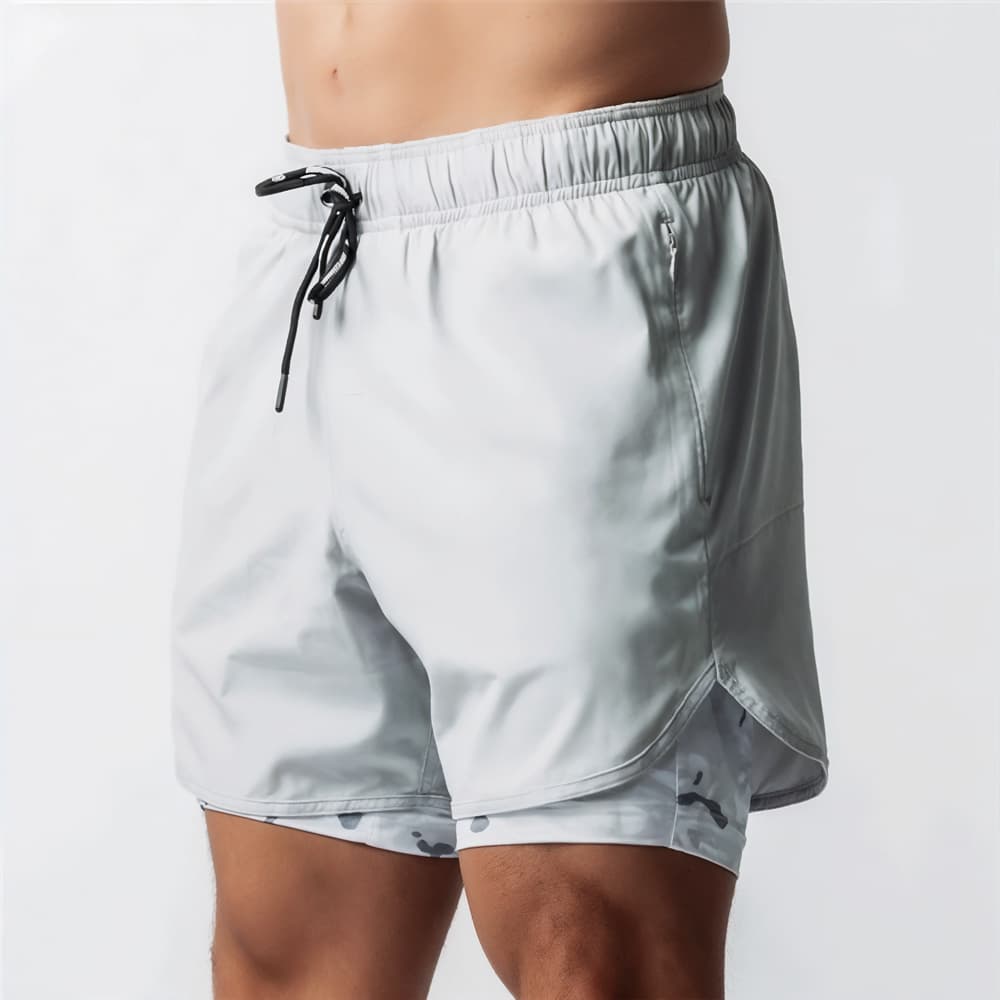 Flex Stride 2-IN-1 Compression Shorts