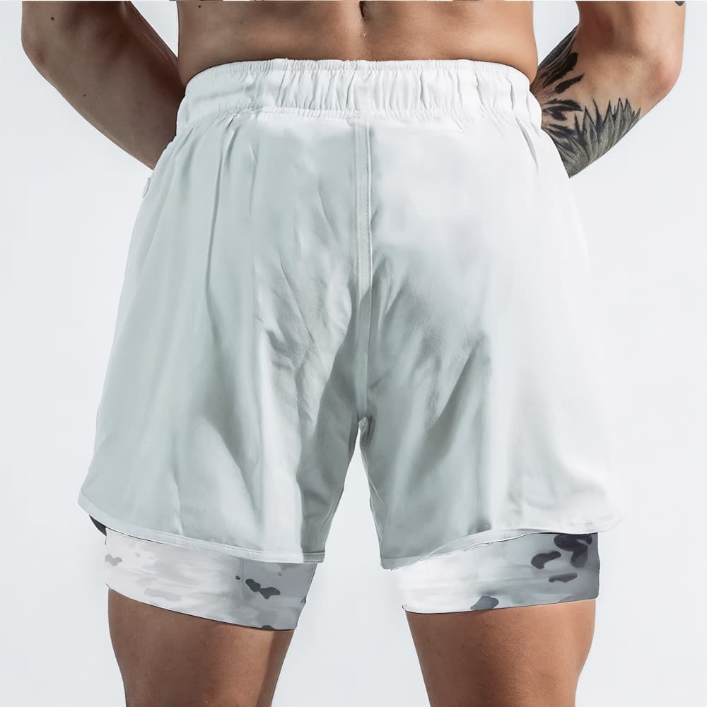 Flex Stride 2-IN-1 Compression Shorts