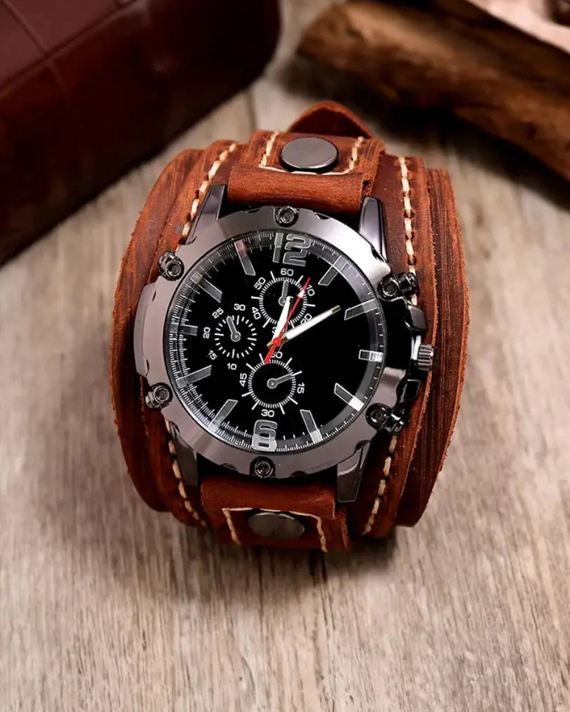 Outlaw Leather Watch