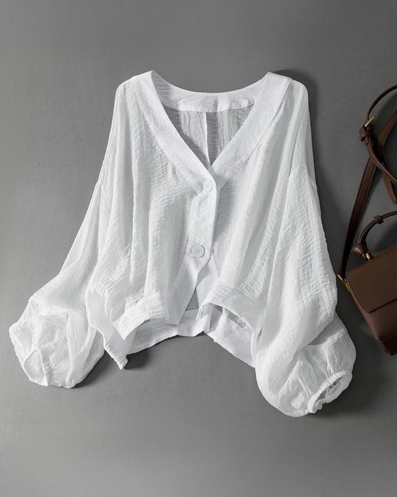 Nayra Linen Blouse