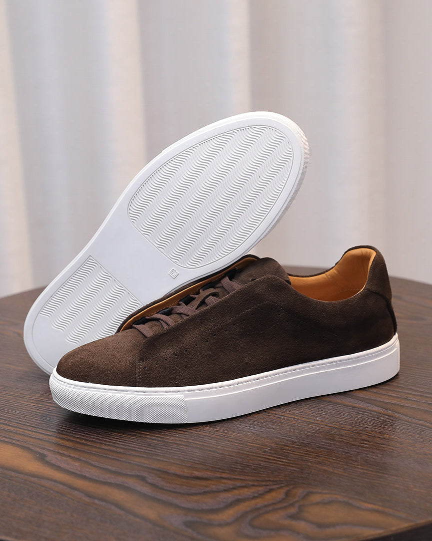 Osborne Suede Low Sneakers - Brown
