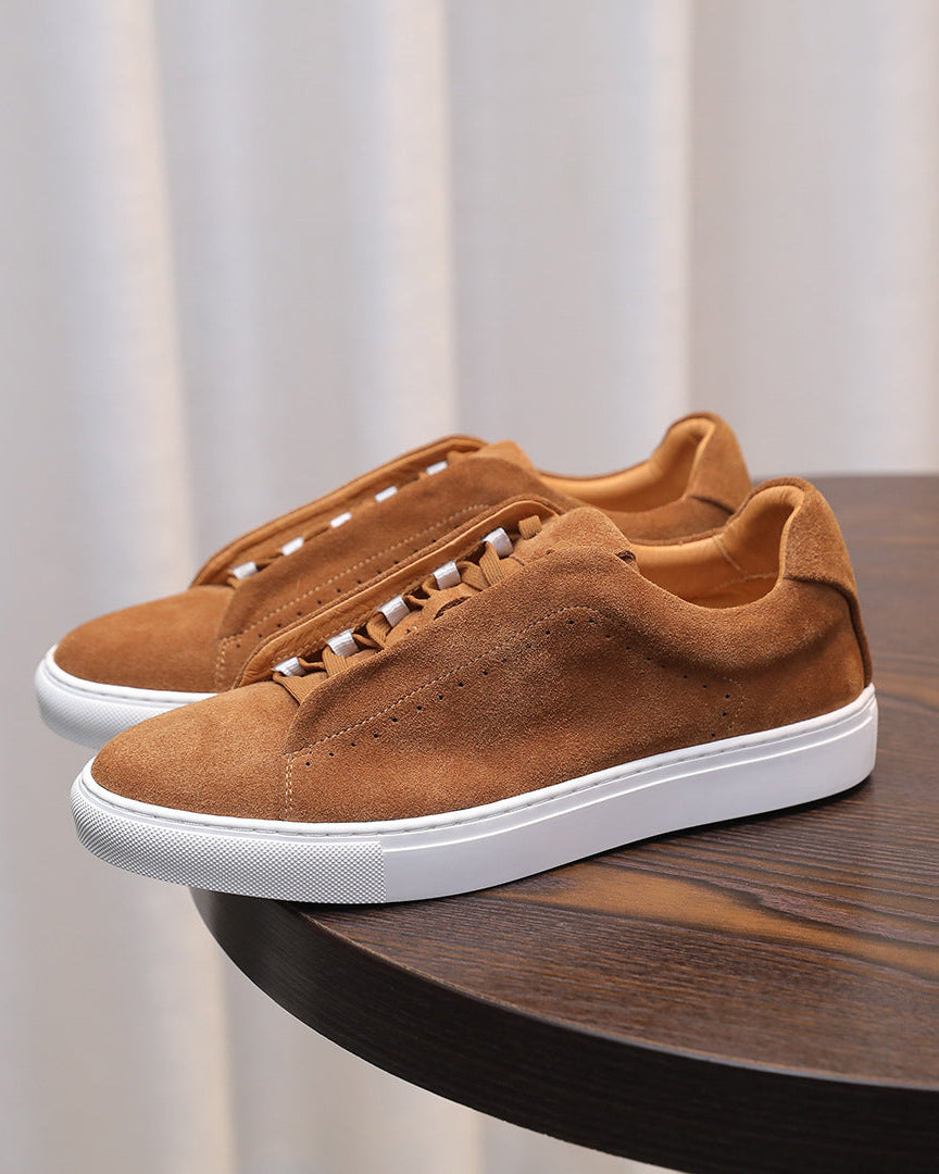 Osborne Suede Low Sneakers - Tuscan