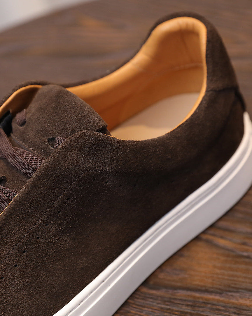 Osborne Suede Low Sneakers - Brown