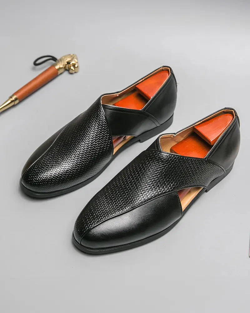 Peniche Intreccio Genuine Leather Loafers