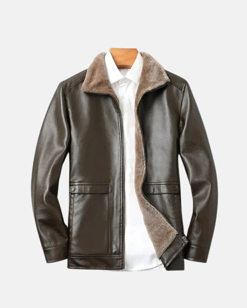 Leandro Cazal Leather Jacket