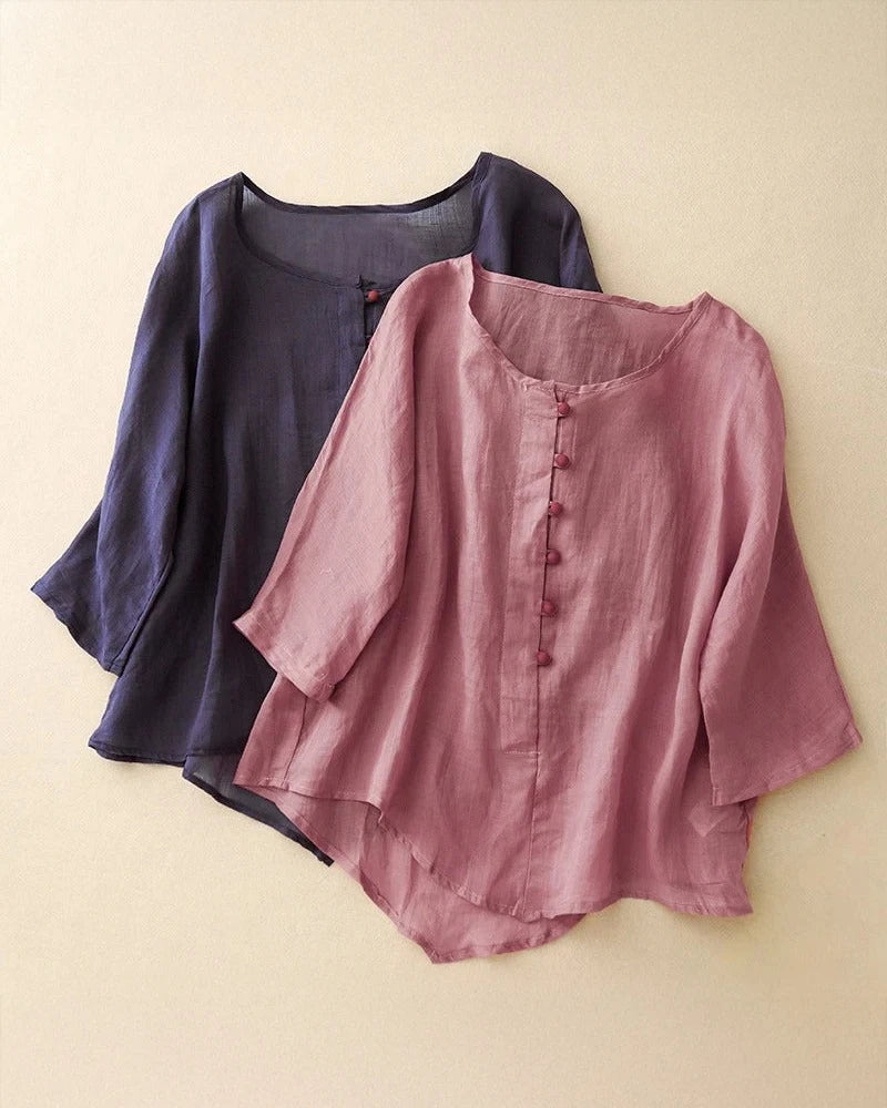 Taylor Linen Top