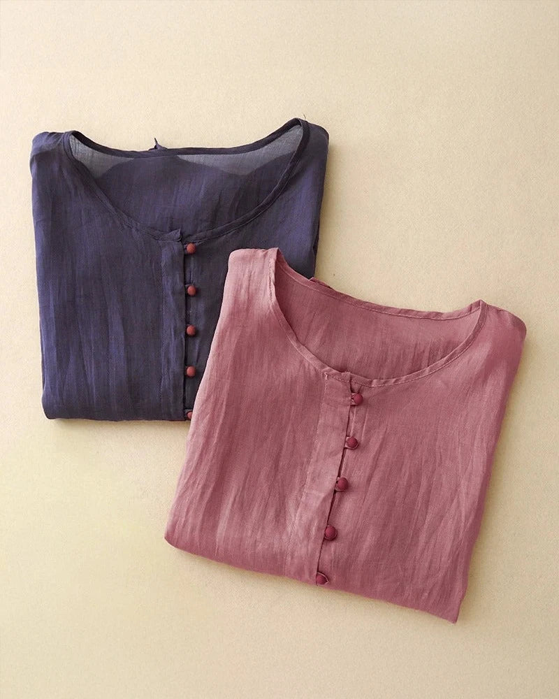 Taylor Linen Top
