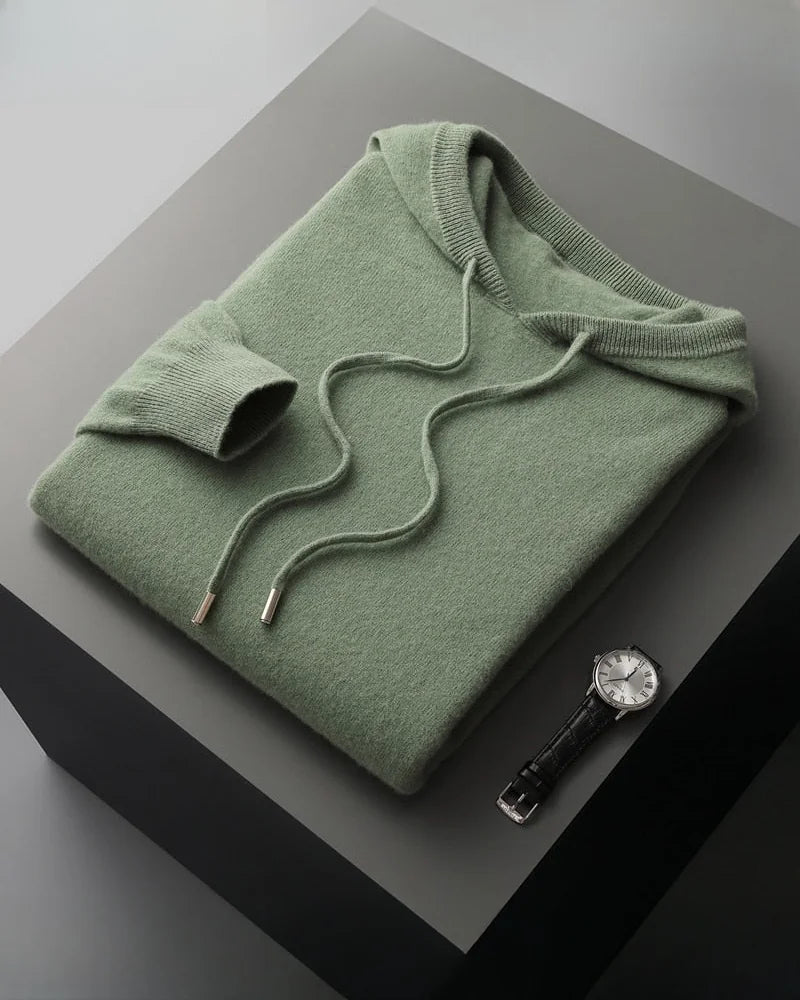 Biarritz Knit Hoodie in Sage