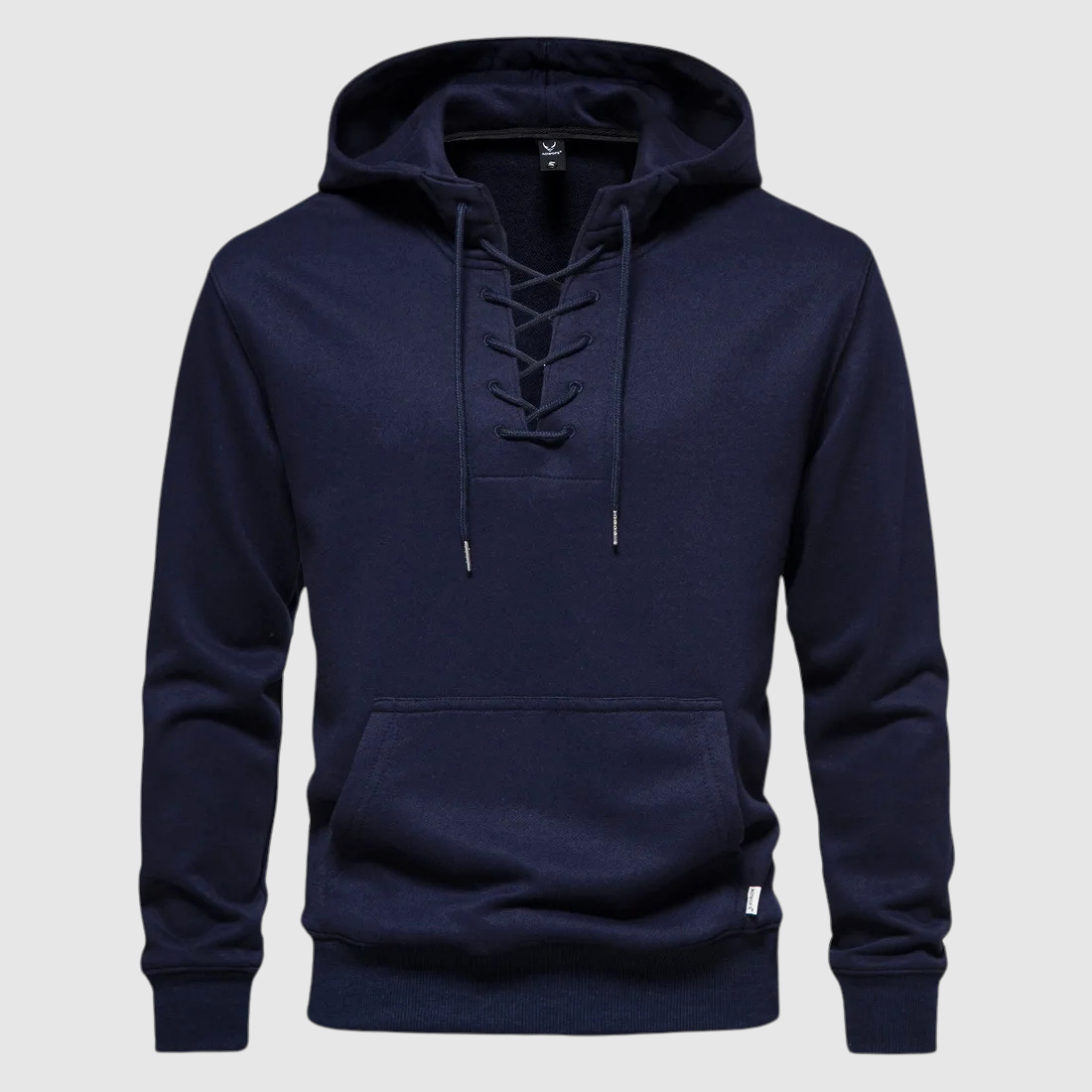 Valhalla Cotton Lace-Up Hoodie