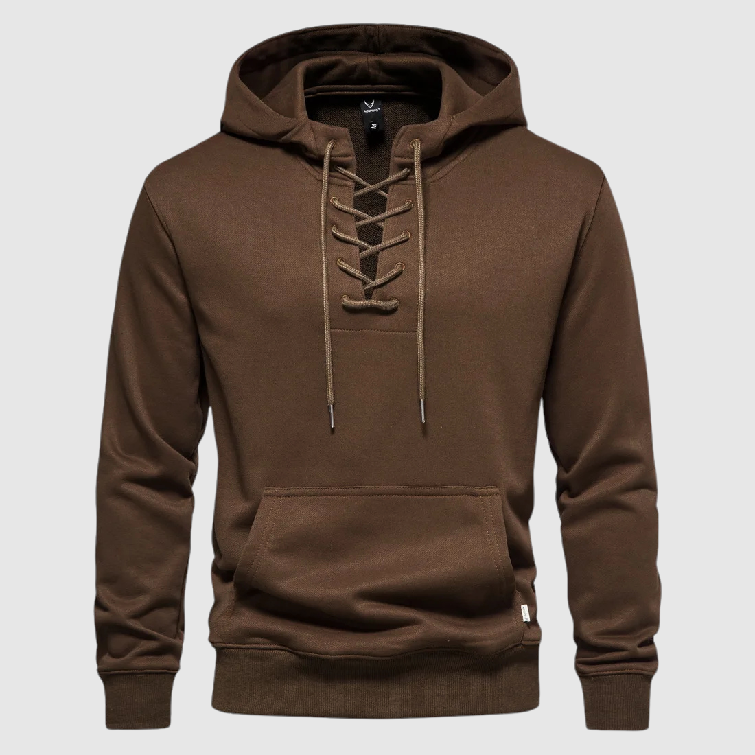 Valhalla Cotton Lace-Up Hoodie