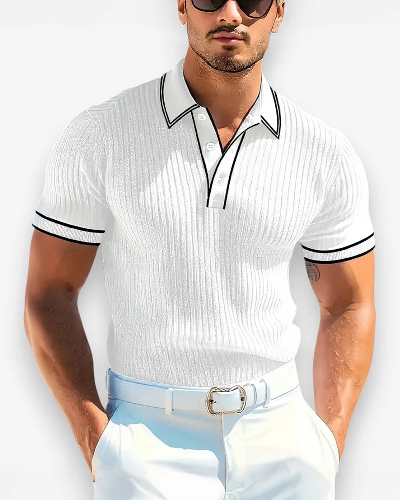 Lorenzo Ribbed Polo