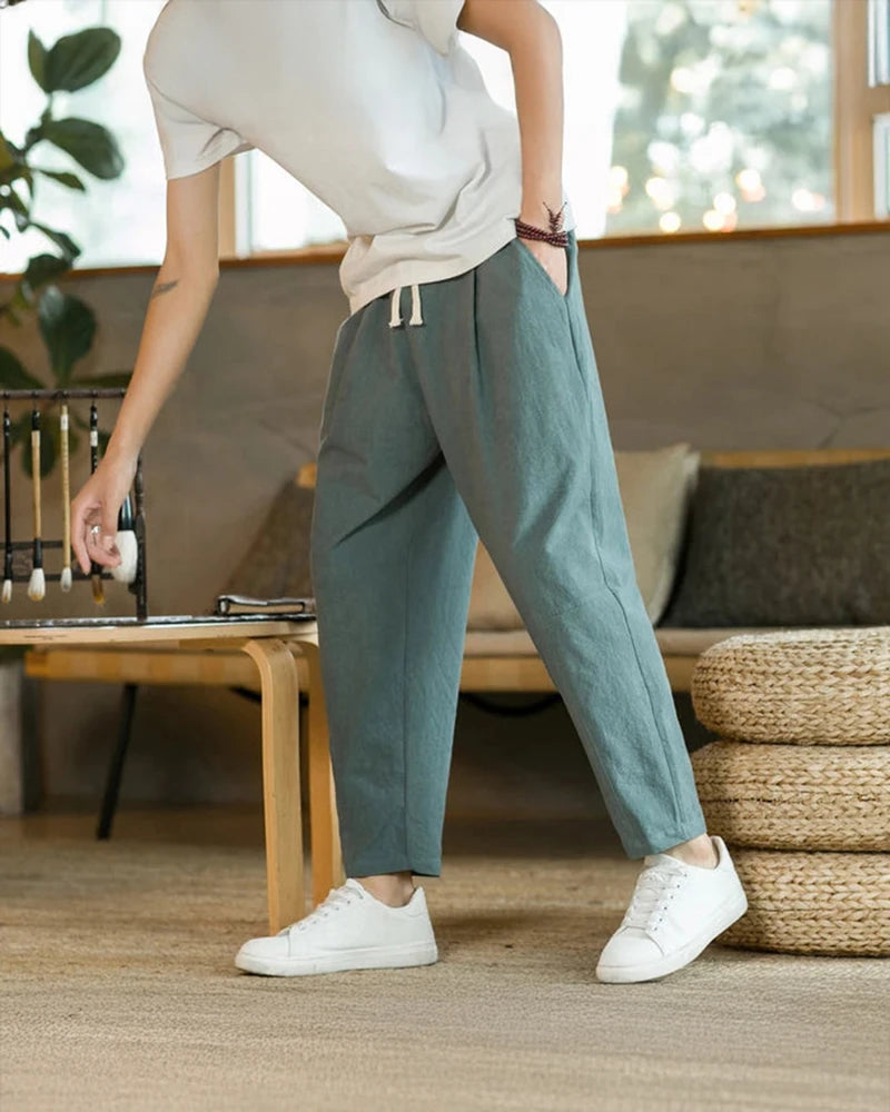 Initial Relaxed Trousers
