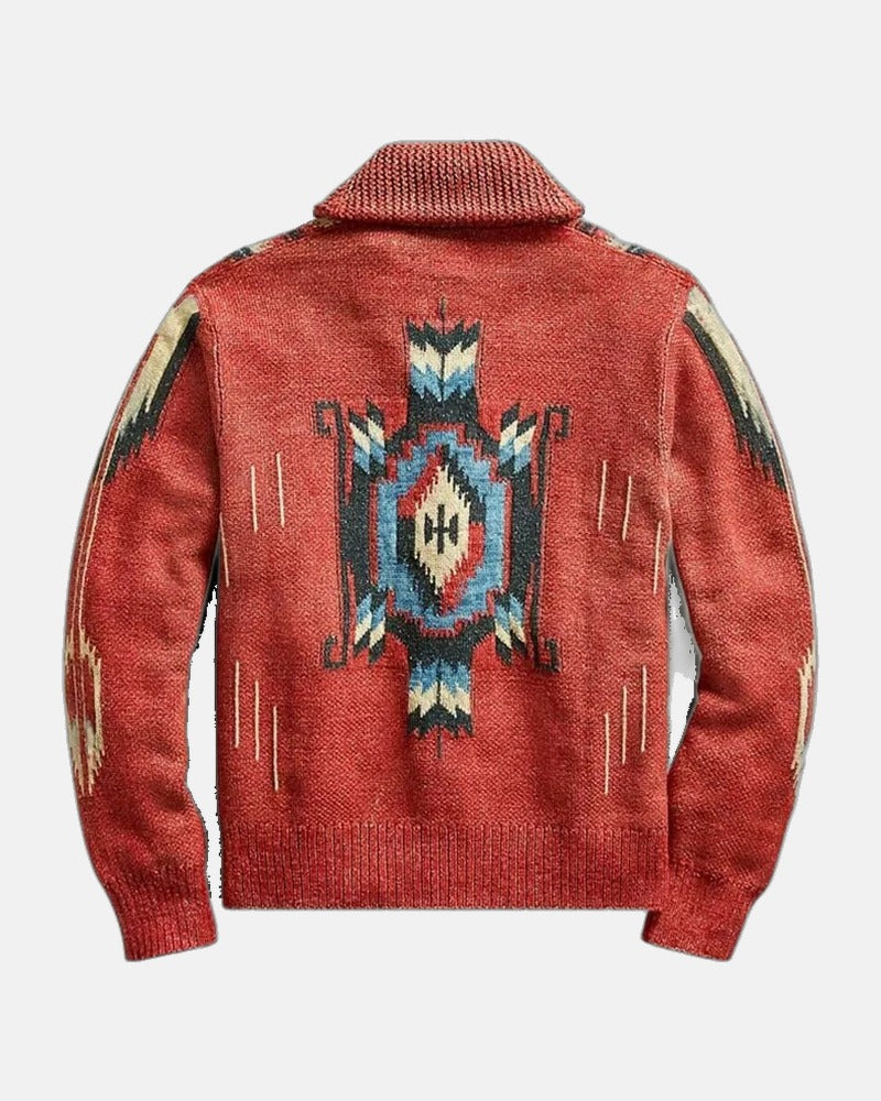 Navarre Jacquard Cardigan