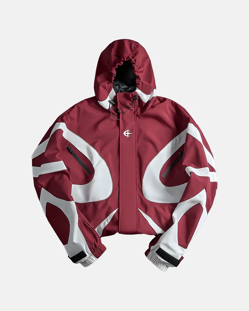 Verbier Windbreaker in Burgundy
