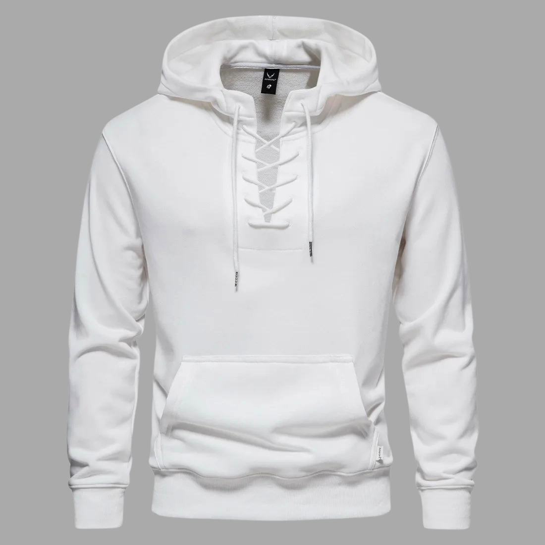 Valhalla Cotton Lace-Up Hoodie