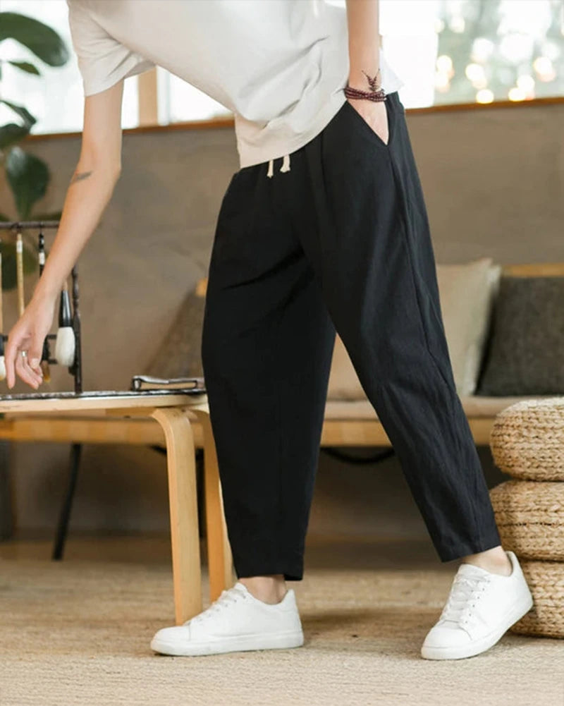 Initial Relaxed Trousers